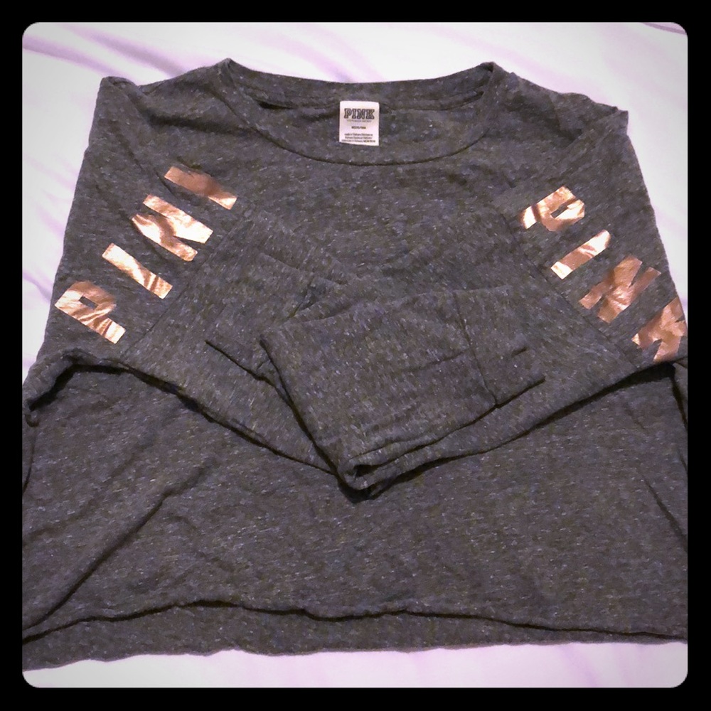 Vs pink crop top